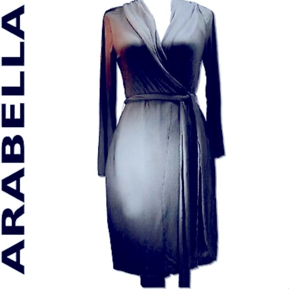 💥PL Arabella Black  Robe Kimono W/sash pockets